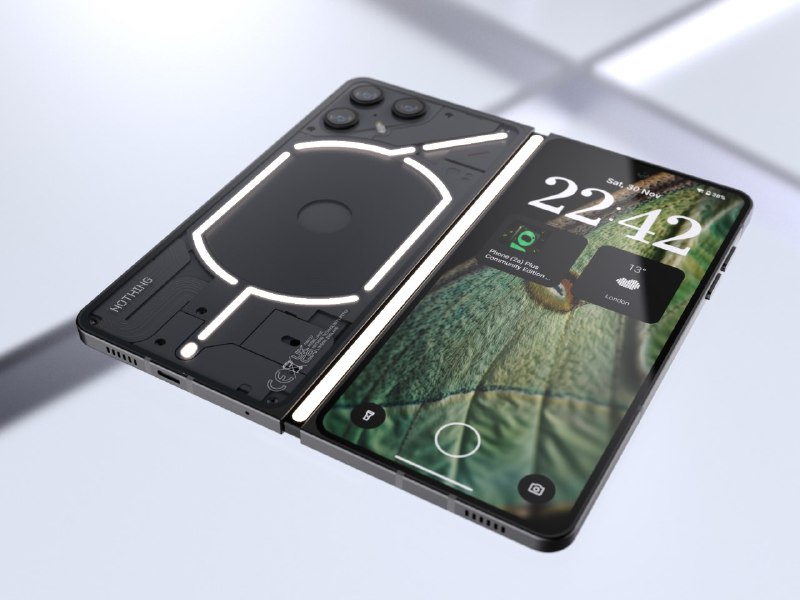 Концепт складного смартфона Nothing Fold (1): что нас ждет?