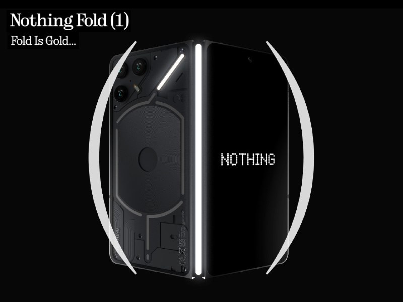 Концепт складного смартфона Nothing Fold (1): что нас ждет?