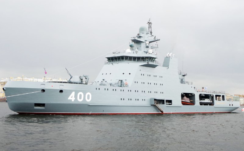 Новый российский ледокол 'Николай Зубов' спущен на воду