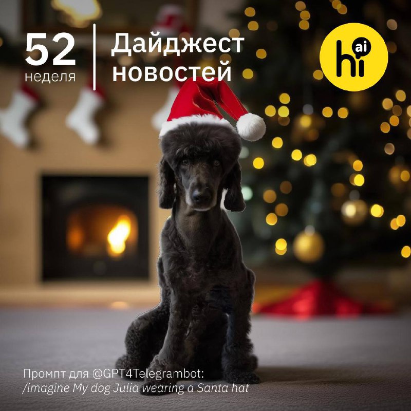 Лучшие события в мире искусственного интеллекта за 52-ю неделю 2024 года