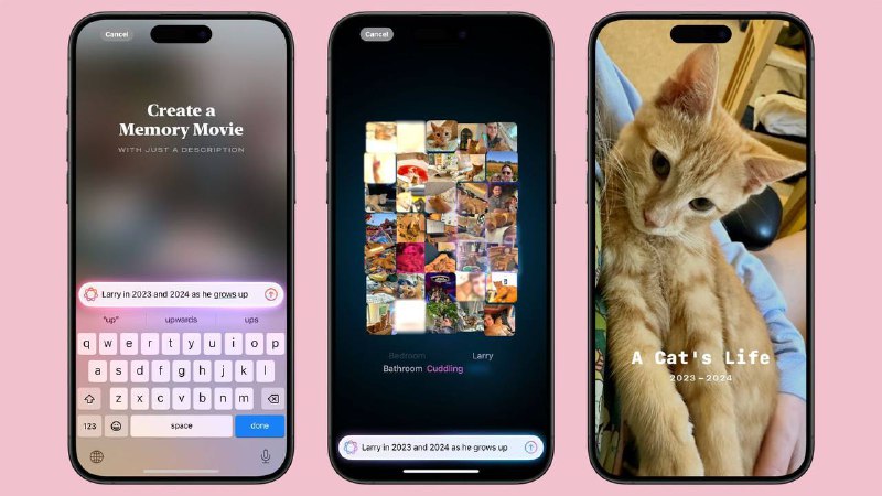 Новая функция создания воспоминаний в приложении «Фото» от Apple