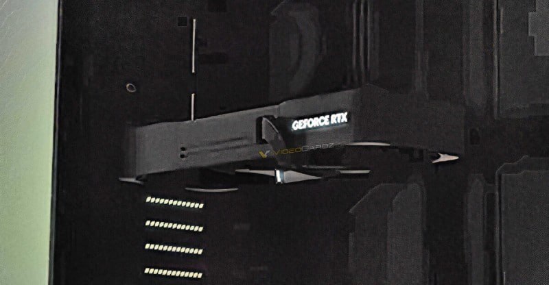 Новый дизайн видеокарты GeForce RTX 50 от NVIDIA