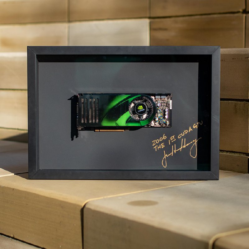 Новый розыгрыш от NVIDIA: уникальные видеокарты с автографом CEO