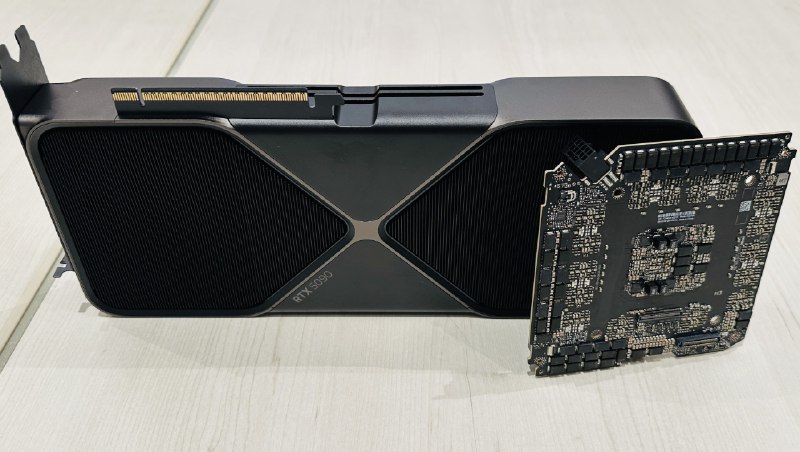 Первые кадры новой видеокарты RTX 5090