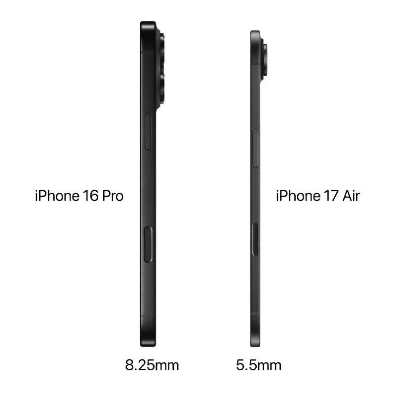 Новый iPhone 17 Air: самая тонкая модель от Apple