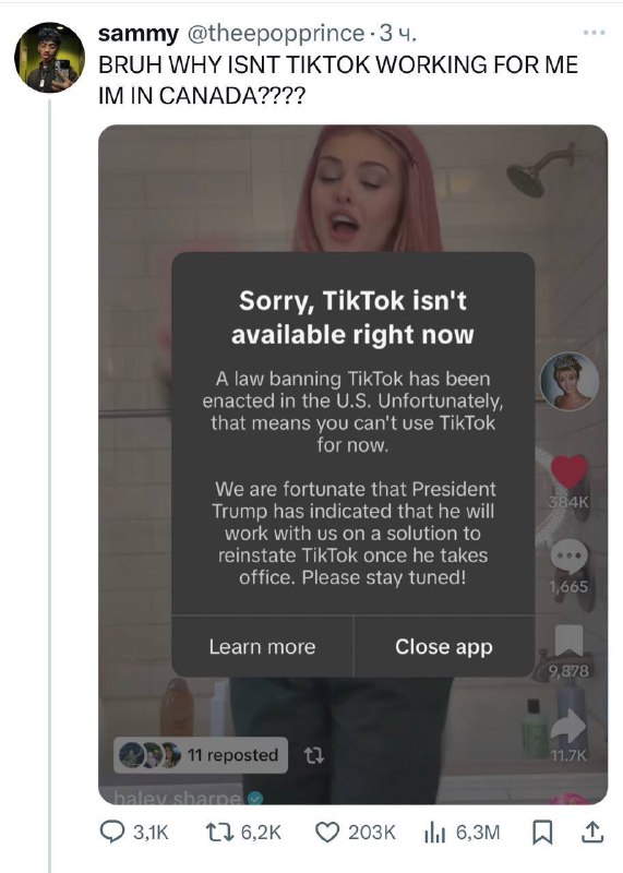 Запрет TikTok и CapCut в США: последствия и ожидания
