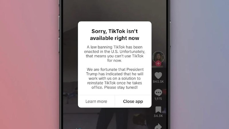 Запрет TikTok в США и его последствия