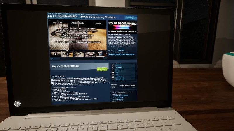 Новый симулятор для обучения программированию в Steam