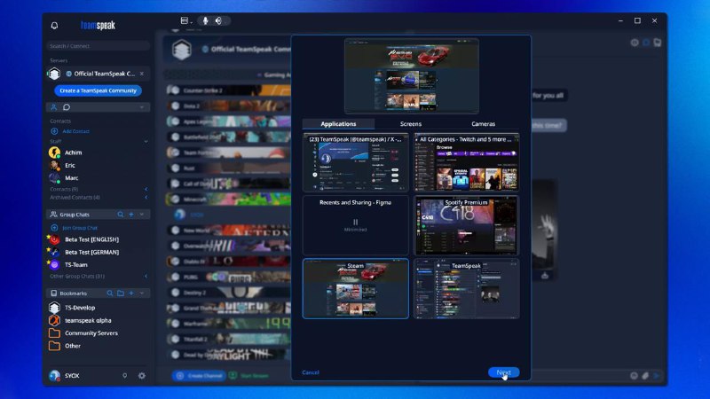 Обновление TeamSpeak: новый интерфейс и функционал