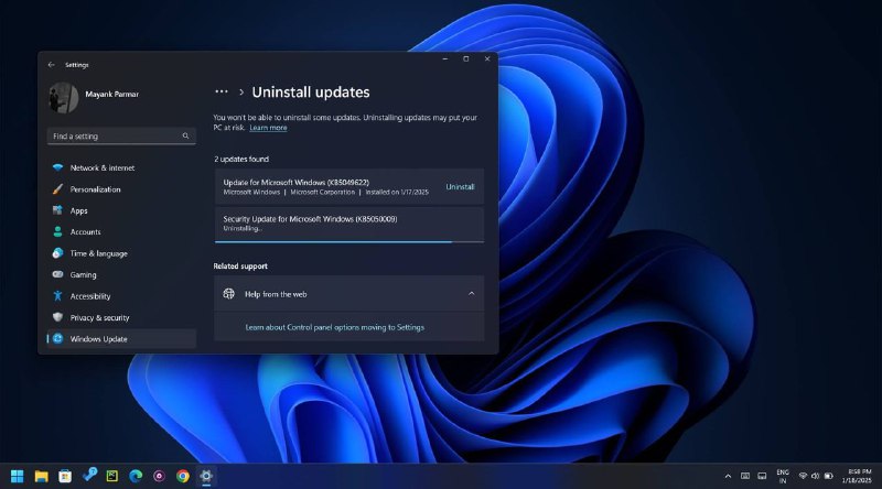 Проблемы, вызванные обновлением Windows 11