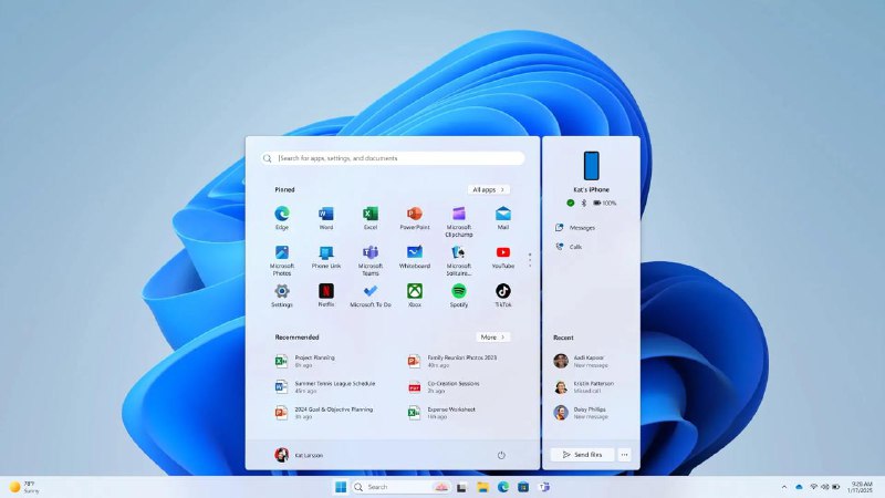 Новые функции интеграции Windows 11 с iPhone