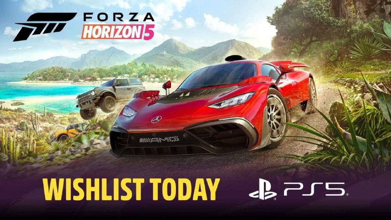 Forza Horizon 5 скоро на PlayStation 5