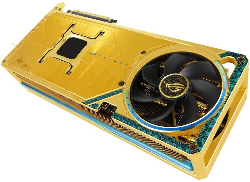 Asus представляет эксклюзивную видеокарту GeForce RTX 5090 ROG Astral Dhahab Edition