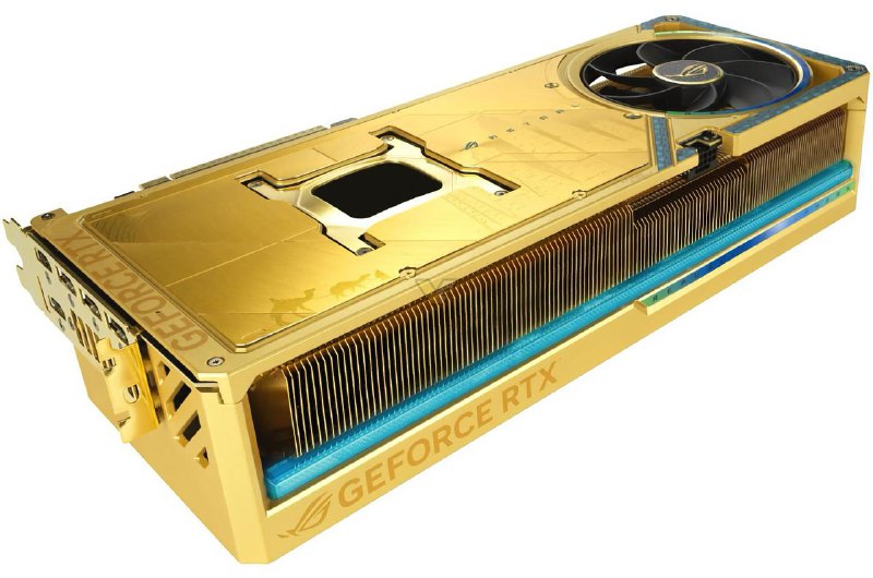 Asus представляет эксклюзивную видеокарту GeForce RTX 5090 ROG Astral Dhahab Edition