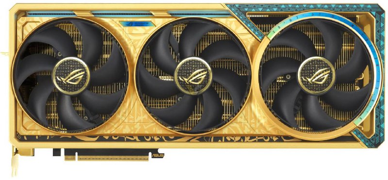 Asus представляет эксклюзивную видеокарту GeForce RTX 5090 ROG Astral Dhahab Edition
