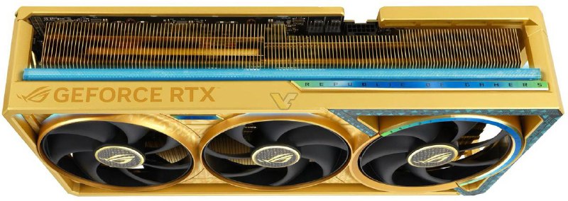 Asus представляет эксклюзивную видеокарту GeForce RTX 5090 ROG Astral Dhahab Edition
