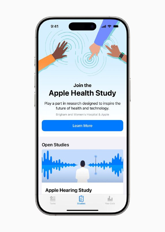 Apple запускает новое исследование для улучшения здоровья пользователей