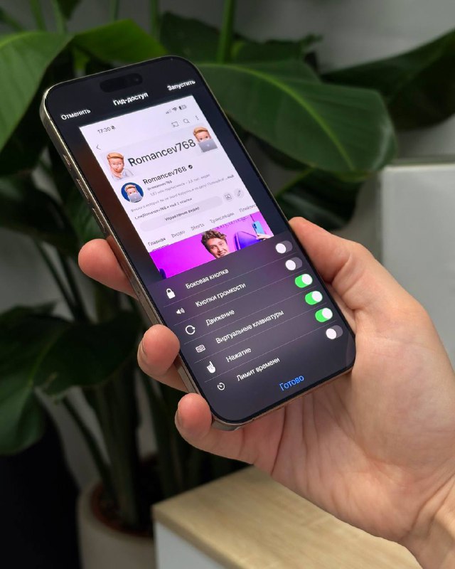 Как настроить Гид-доступ на iPhone
