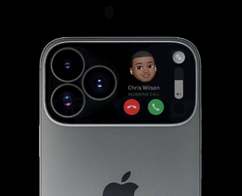 Новая идея для дизайна iPhone: дополнительный дисплей на камерах