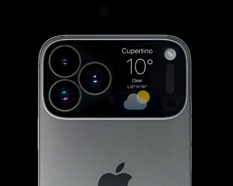 Новая идея для дизайна iPhone: дополнительный дисплей на камерах