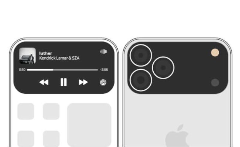 Предполагаемый дизайн iPhone 17: интеграция с интерфейсом iOS