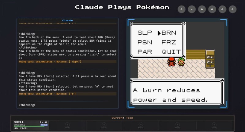 Искусственный интеллект в действии: Claude 3.7 Sonnet играет в Pokemon Red