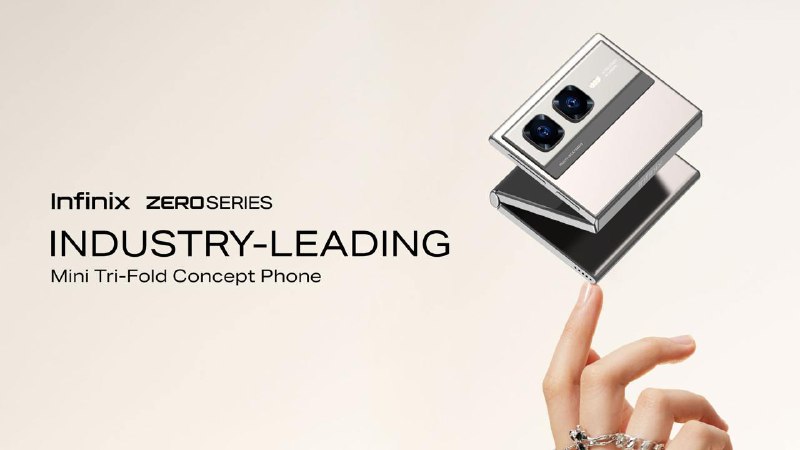 Инновационный концепт смартфона Mini Tri-Fold от Infinix