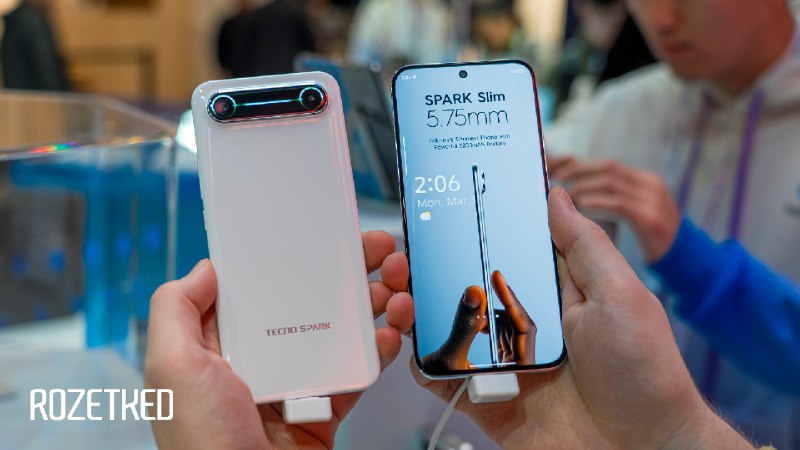 Представлен новый концепт смартфона Tecno Spark Slim на MWC 2025