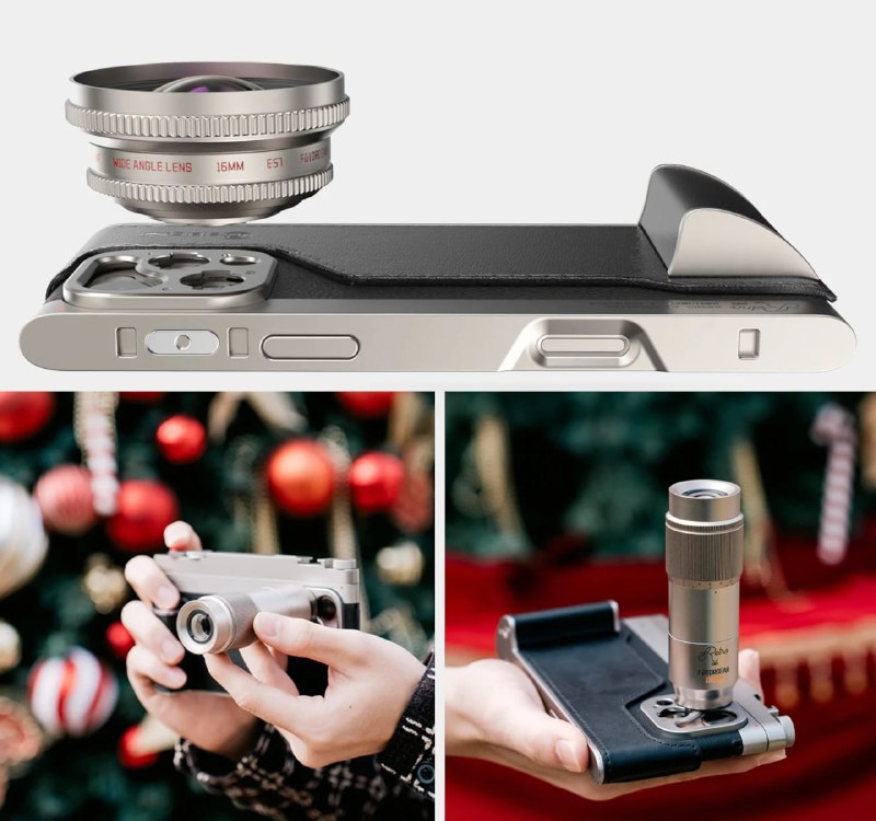 Преобразование iPhone 16 Pro в ретро-камеру: инновационный модуль от Fotorgear