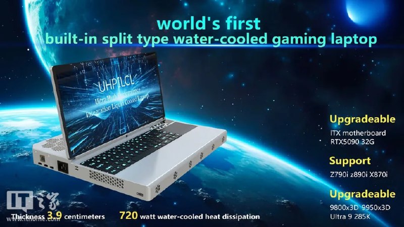 Первый ноутбук с настольной GeForce RTX 5090: характеристики и дизайн