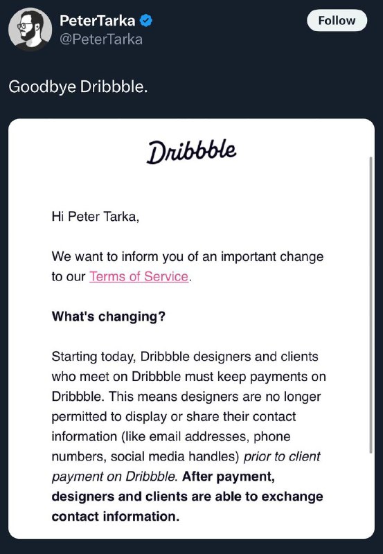 Дизайнеры оставляют Dribbble из-за новых ограничений