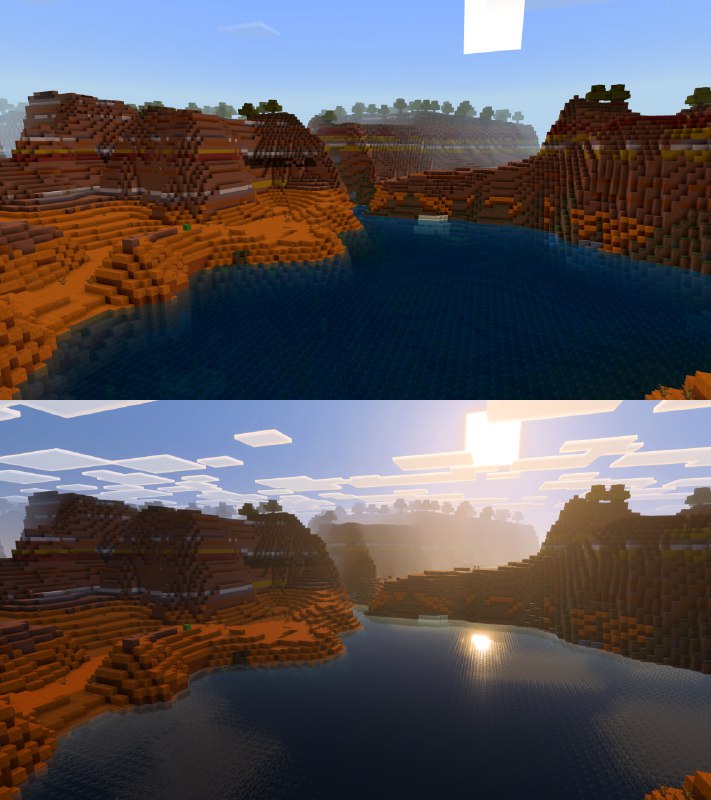 Новое графическое обновление в Minecraft: Vibrant Visuals