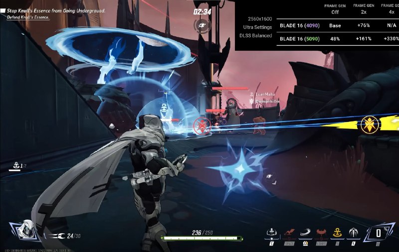 Сравнение видеокарт Nvidia RTX 4090M и 5090M