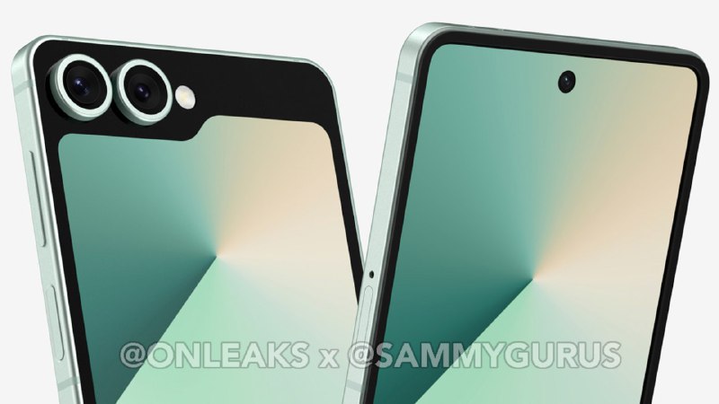 Первые визуализации Samsung Galaxy Z Flip7 FE