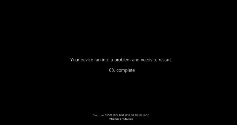 Новый дизайн экрана смерти в Windows 11 24H2 Preview