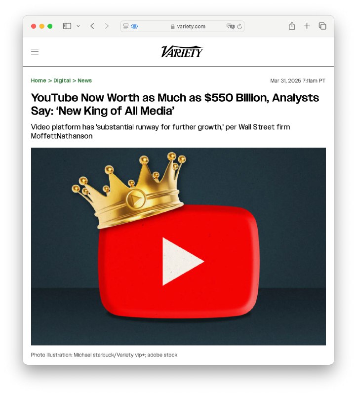 YouTube: Новый Властелин Медиа