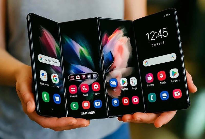 Samsung разрабатывает смартфон с четырьмя экранами