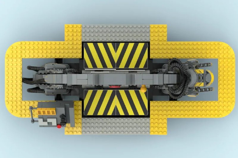 LEGO-модель двери из мультфильма "Корпорация монстров"