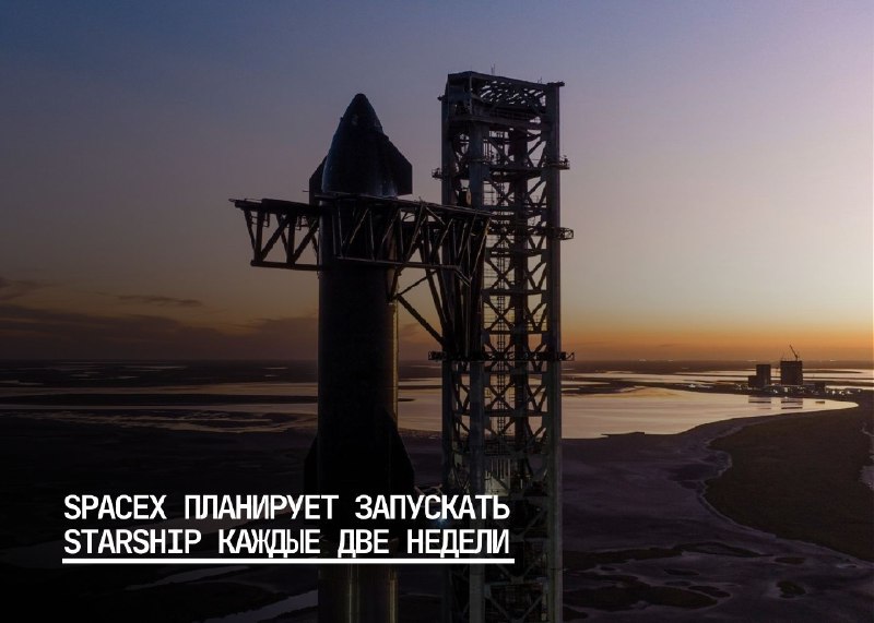 План запуска Starship: частота и амбициозные миссии от SpaceX