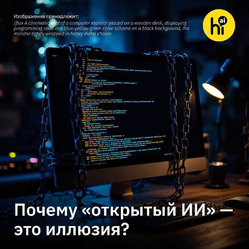 Иллюзия открытости в индустрии искусственного интеллекта