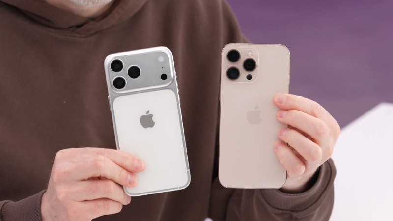 Качественный макет iPhone 17 Pro Max появился в сети