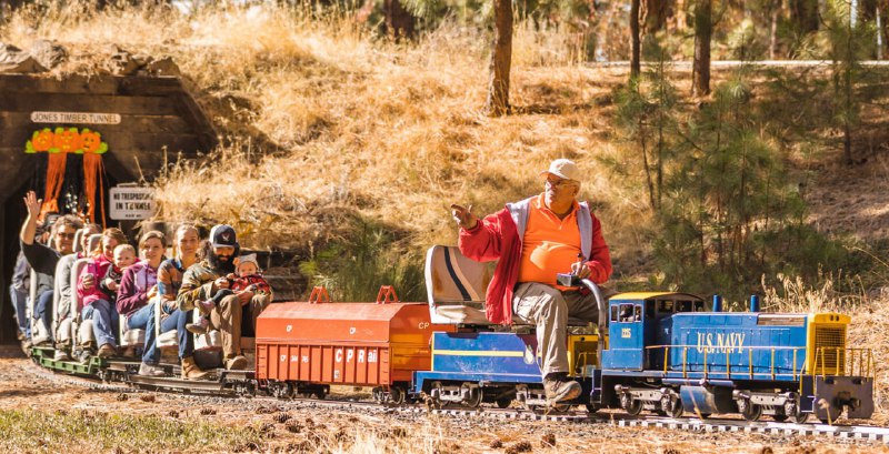 Самая крупная модель железной дороги в мире: Train Mountain Railroad