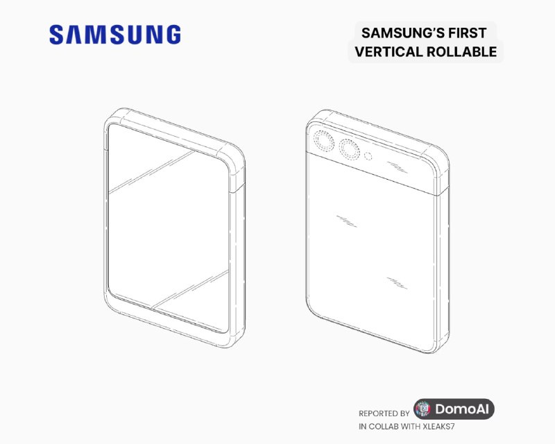 Samsung разрабатывает вертикально-раскручивающийся смартфон с расширяемым экраном