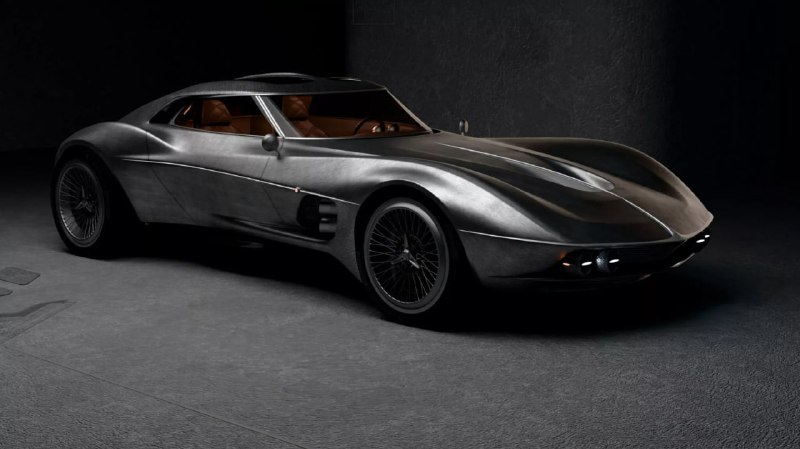 Концепт-кар: современное reinterpretation Corvette Stingray от дизайнера из Индии