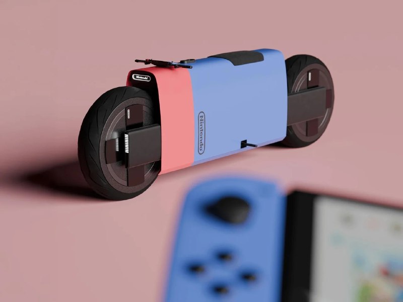 Концепт электромотоцикла в стиле Nintendo: фантазия или будущее?