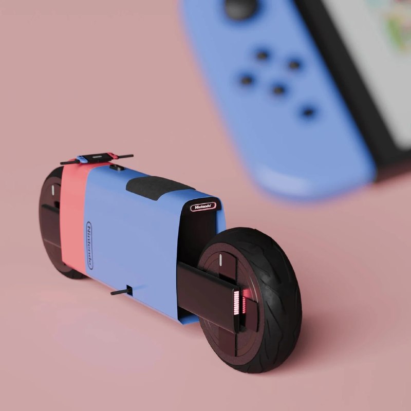 Концепт электромотоцикла в стиле Nintendo: фантазия или будущее?