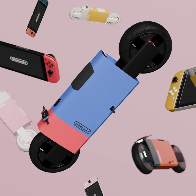 Концепт электромотоцикла в стиле Nintendo: фантазия или будущее?