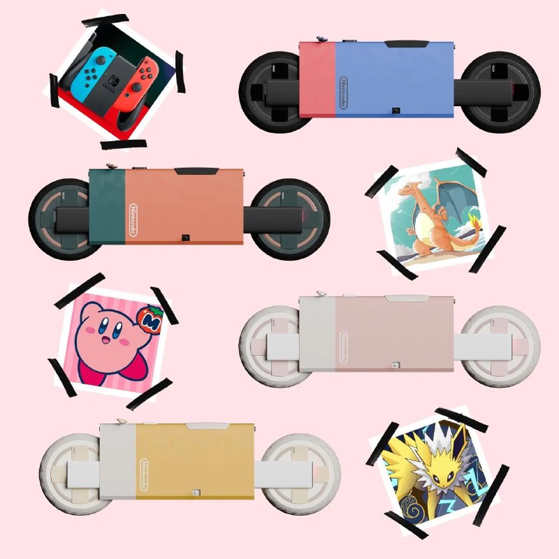 Концепт электромотоцикла в стиле Nintendo: фантазия или будущее?