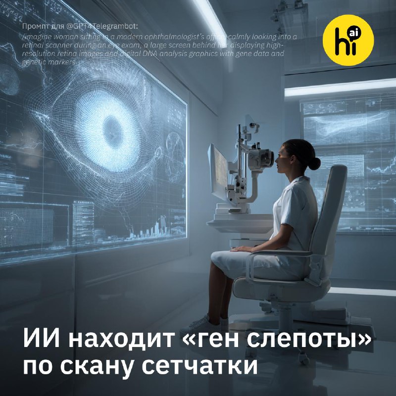 Искусственный интеллект значительно улучшает диагностику генетических причин слепоты