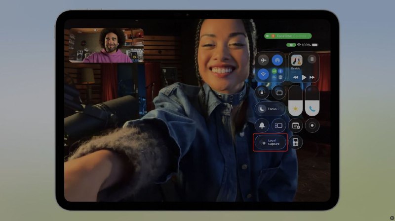 Объявлена новая функция iPadOS 26 — локальная запись видео и звука в высоком качестве